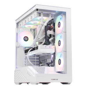 PC Gaming GREUCEANU Streaming Edition Alb, AMD Ryzen 9 9950X3D 4.3GHz, 32GB DDR5, 2TB SSD, RTX 5070 Ti 16GB GDDR7, Iluminare RGB, Windows 11 Home (Game Ready)