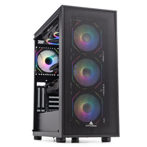 PC Gaming DRAGON Streaming Edition, AMD Ryzen 5 9600X 3.9GHz, 32GB DDR5, 2TB SSD, RX 9070 16GB GDDR6, Iluminare RGB, Windows 11 Home (Game Ready)