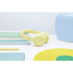 Sony On-Ear, WH-CH520Y, Wireless, Bluetooth, Yellow