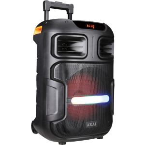 Akai Boxa portabila ABTS-X5 FUSION, 50W, Bluetooth, Microfon, Troller, TWS, RGB, Black