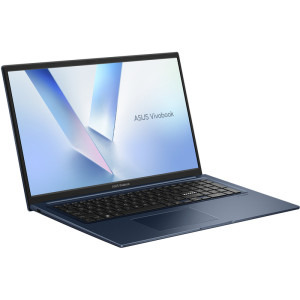 ASUS 17.3'' Vivobook 17 X1704VA, FHD, Procesor Intel® Core™ 5 120U (12M Cache, up to 5.00 GHz), 16GB DDR5, 1TB SSD, Intel Graphics, No OS, Quiet Blue