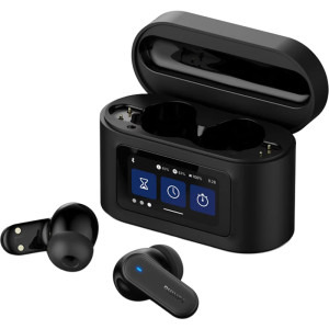 Philips In-Ear, TAT6000BK/00, True Wireless, Bluetooth, 4 Microfoane, Hybrid ANC, IPX5, Black
