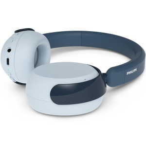 Philips Over-Ear pentru copii, TAK5500AL/00, Wireless, Bluetooth, Turcoaz