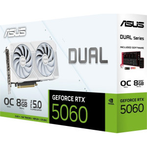 ASUS GeForce RTX 5060 DUAL OC 8GB GDDR7 128-bit DLSS 4.0 White