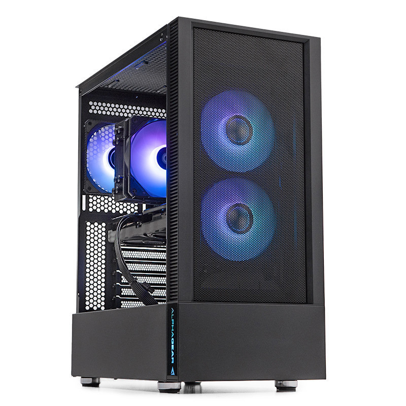 PC Gaming BALAUR Epic Advanced Edition, Intel i5-14400F 2.5GHz, 32GB DDR4, 1TB SSD, RTX 5060 8GB GDDR7, Iluminare RGB
