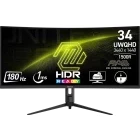 Monitor LED MSI Gaming MAG 342CQR E2 Curbat 34 inch UWQHD VA 1 ms 180 Hz HDR FreeSync Premium