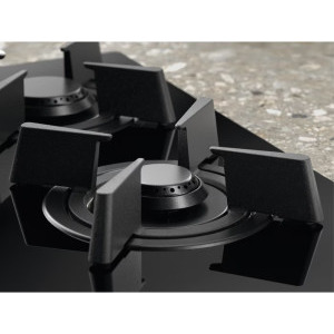 Electrolux KGG953753K, Gaz, 5 arzatoare, Aprindere electrica, Gratar fonta, Timer electronic, Conectivitate hota, 90 cm, Negru
