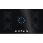 Plita incorporabila Electrolux KGG953753K, Gaz, 5 arzatoare, Aprindere electrica, Gratar fonta, Timer electronic, Conectivitate hota, 90 cm, Negru