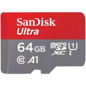 Card memorie SanDisk Micro SDXC Ultra, 64GB, UHS-I, Class 10 + Adaptor SD