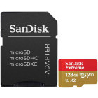 Card memorie SanDisk micro SDXC Extreme 128GB USH-I U3 Class 10 190MB/s + Adaptor SD