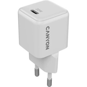 Incarcator retea Canyon GaN, 1x USB-C, Power Delivery 20W, tehnologie Quick Charge 3.0