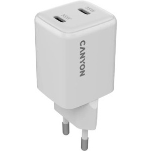 Incarcator retea Canyon GaN, 2x USB-C, Power Delivery 35W