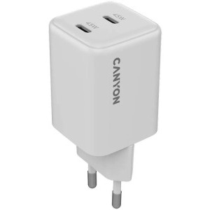 Incarcator retea Canyon GaN, 2x USB-C, Power Delivery 45W