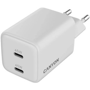 Canyon GaN, 2x USB-C, Power Delivery 45W