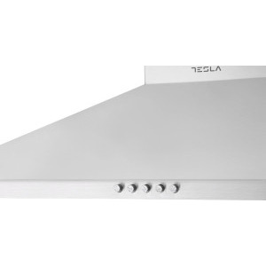 Tesla decorativa DC900AXP, Putere de absorbtie 630 m3/h, 3 trepte de viteza, Iluminare LED, 90 cm, Inox