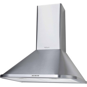 Tesla decorativa DC600AXP, Putere de absorbtie 630 m3/h, 3 trepte de viteza, Iluminare LED, 60 cm, Inox