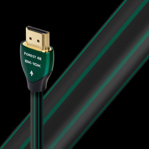 Audioquest Forest 48, HDMI Male - HDMI Male, v2.1, 1m, negru-verde