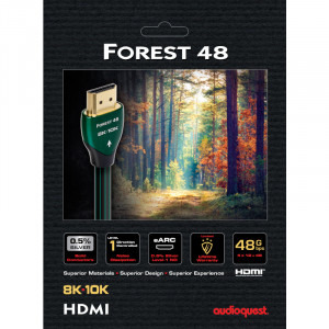 Audioquest Forest 48, HDMI Male - HDMI Male, v2.1, 2m, negru-verde