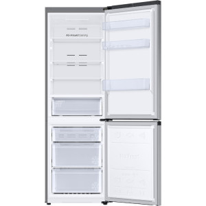 Samsung RB34C600ESA/EF, 344 L, Clasa E, Total No Frost, All-Around Cooling, Digital Inverter, 185 cm, Inox