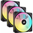 Ventilator Corsair iCUE Link QX120 RGB 120mm Starter Kit Black Three Fan Pack