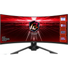 Monitor LED ASRock Gaming PG34WQ15R3A Curbat 34 inch UWQHD VA 1 ms 165 Hz HDR FreeSync Premium