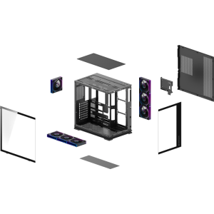 ALPHAGEAR Ironclad mark 2 ATX ARGB black