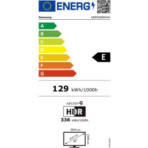 Samsung Smart TV Neo QLED QE85QN80H Seria QN80H 214cm negru 4K UHD HDR