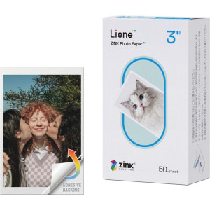 Liene Photo Paper ZINK 50 x 76 mm (2 x 3 inch) 50 coli pentru seria Pearl