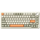 Tastatura Gaming Ajazz AK820 MAX RGB Beige/Orange Flying Fish Switch Mecanica