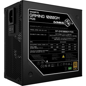 GIGABYTE GP-GME1000GM PG5, 80+ Gold, 1000W, Black