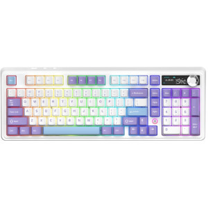 Ajazz AK980 V2 RGB White/Purple Gift Switch V2 Switch Mecanica