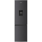 Combina frigorifica Heinner HCNF-HM291INVDGWDE++, 291 L, Clasa E, No Frost, Inverter, Dozator de apa, Control electronic, 186 cm, Antracit