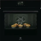 Cuptor incorporabil Electrolux LOD7P86Z, Electric, 72 L, Autocuratare pirolitica, SteamBake, AirFry, Grill, Clasa A++, Negru
