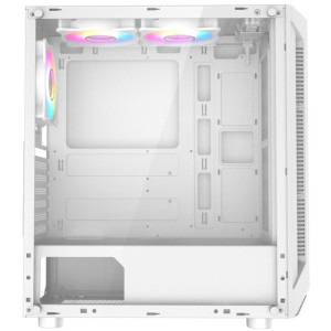 Gaming BALAUR Legendar Alb, Intel i5-14400F 2.5GHz, 32GB DDR4, 1TB SSD, RTX 5070 12GB GDDR7, Iluminare RGB