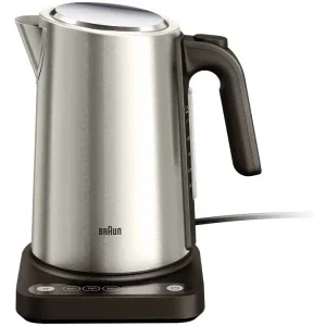 Fierbator Braun Identity WK5205BK, 2200W, 1.7L, Inox/Negru
