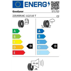 Goodyear UG Cargo225/65R16C 112/110T