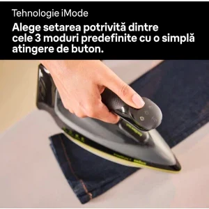 Braun Fier de calcat FreeStyle 7 FI7255GR, 2000W, 55g/min, Negru/Verde
