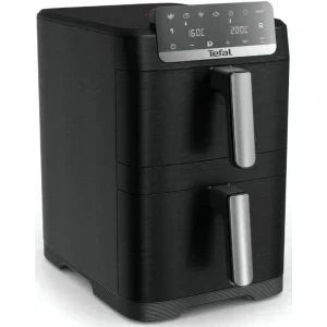 Tefal Friteuza cu aer cald Tefal Easy Fry Crispy Stack EY7528E0, 2700W, 6 L + 4L, Negru
