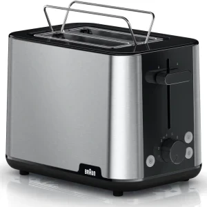 Braun Prajitor de paine PurShine HT1510BK, 900W, Argintiu/Negru