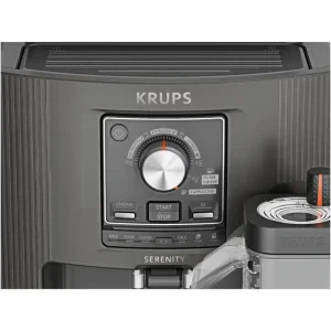 Krups automat Serenity Milk EA402HE0, 1450W, 15bar, 1.7L, Negru/Gri