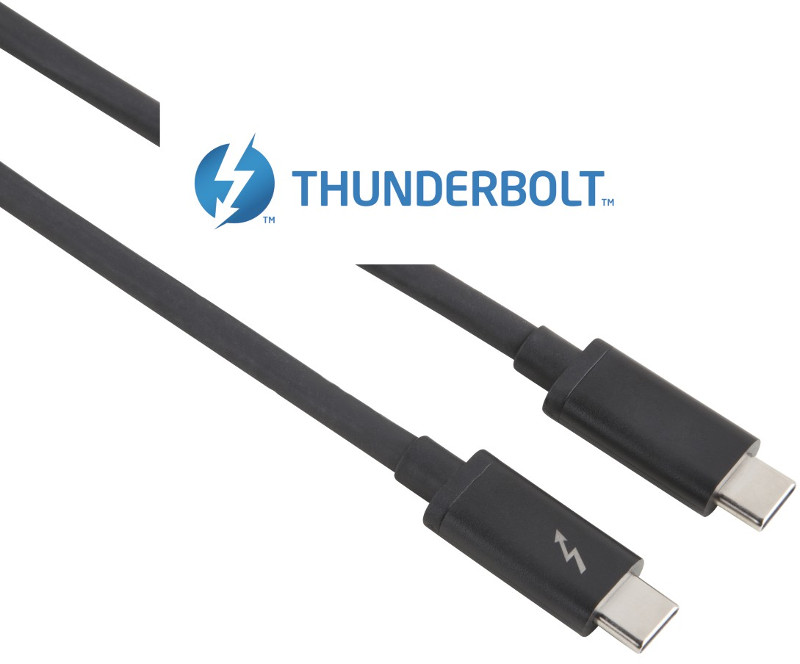 Cablu video Hama Thunderbolt 3 - USB-C, 0.5 m, Ultra-HD 5K, negru