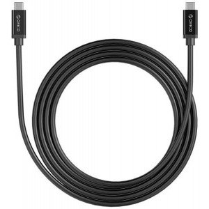 Orico XC-G2, USB-C Male la USB-C Male, 1 m, Black
