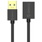 Cablu periferice Orico USB 3.0 Male tip A - USB 3.0 Female tip A, 1m, negru