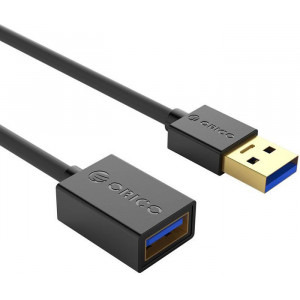 Orico USB 3.0 Male tip A - USB 3.0 Female tip A, 2m, negru
