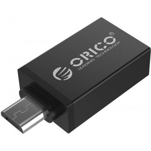 Orico Adaptor microUSB Male la USB Female, Silver