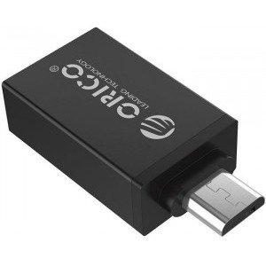 Orico Adaptor microUSB Male la USB Female, Silver