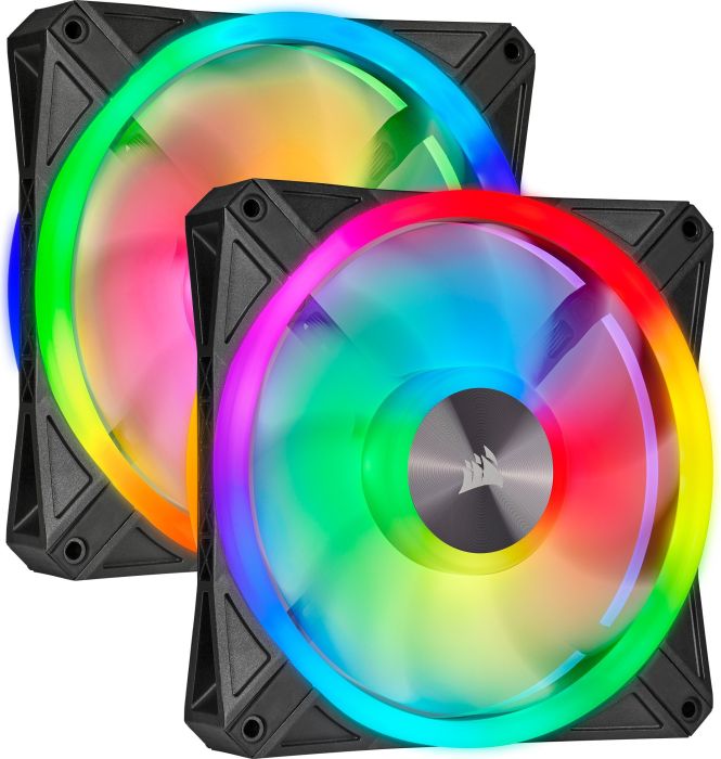 Ventilator / radiator Corsair iCUE QL140 RGB 140mm Twin Pack