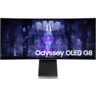 Monitor LED Samsung Gaming Odyssey G8 G85SB LS34BG850SUXEN Curbat 34 inch UWQHD OLED 0.1 ms 175 Hz USB-C HDR FreeSync Premium