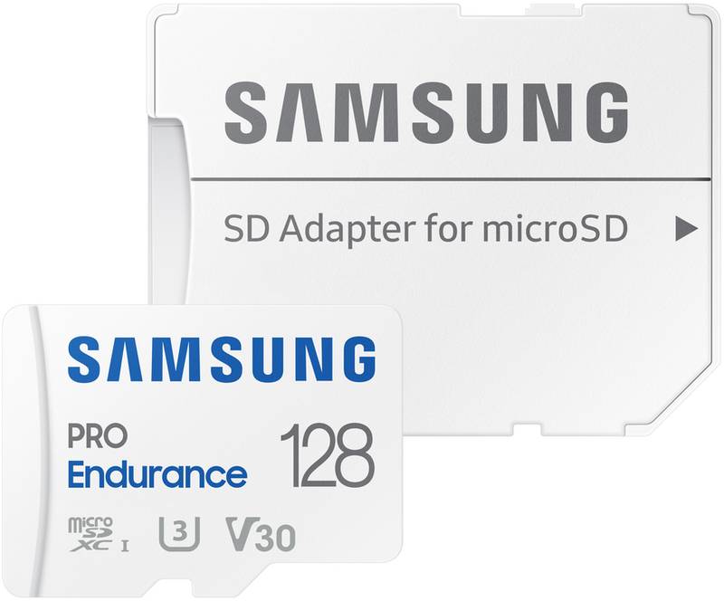 Card memorie Samsung Micro SDXC PRO Endurance (2022) UHS-1 Clasa 10 128GB + Adaptor SD