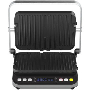 AENO Gratar electric EG1, 2000W, Negru/Argintiu
